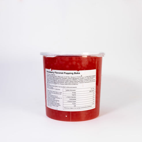 Strawberry Flavoured Popping Boba