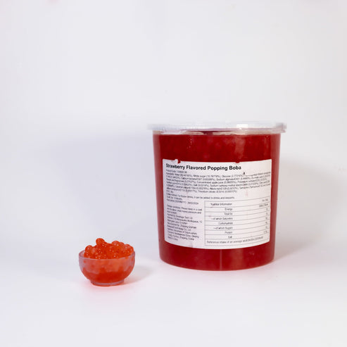 Strawberry Flavoured Popping Boba