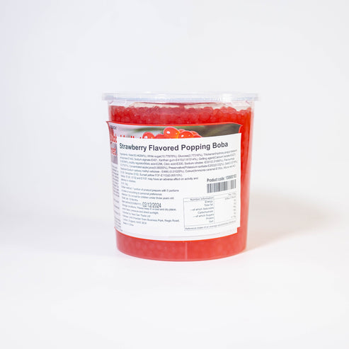 Strawberry Flavoured Popping Boba