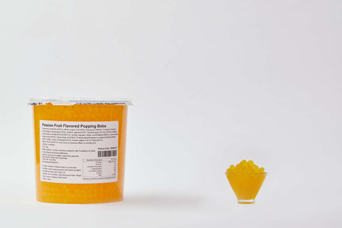 Passion Fruit Flavoured Popping Boba